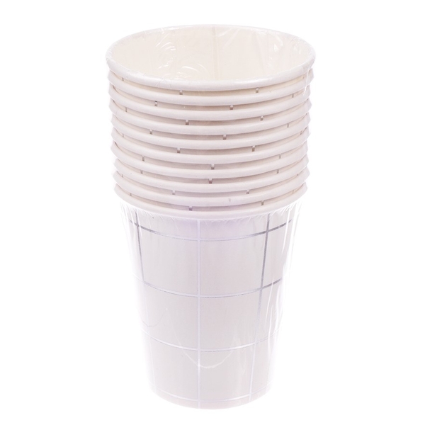 Набор стаканов одноразовых Offtop, 250 мл, белый, 6 шт. (833632) - Pampik