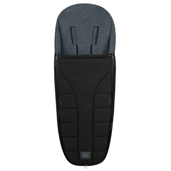 Чехол для ног Cybex Platinum Deep black, черный (521002929) - Pampik