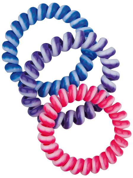 Набор разноцветных резинок для волос Titania Аnti Ziep, 5 см, 3 шт. (7985 GIRL) - Pampik