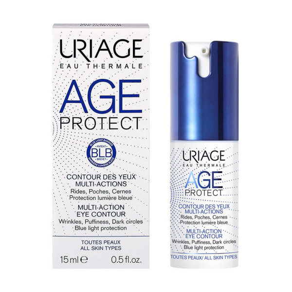 Сироватка для контуру очей Uriage Age Protect Multi-Action Eye Contour, проти зморшок, 15 мл - Pampik - 2
