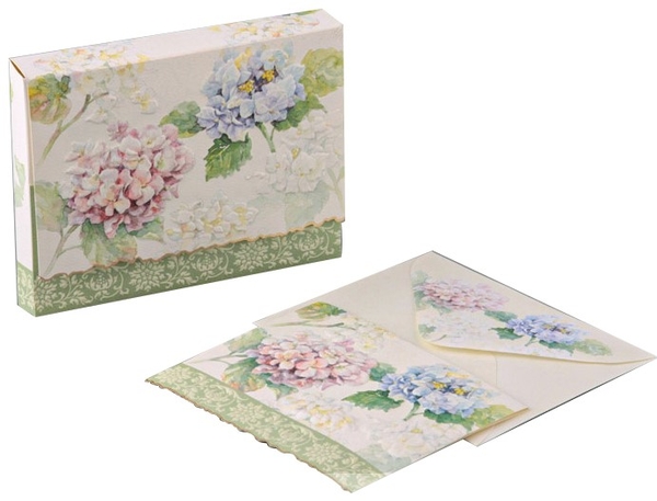Открытка с конвертом Alberti Livio Гортензия, 13х10 см (679-001) - Pampik