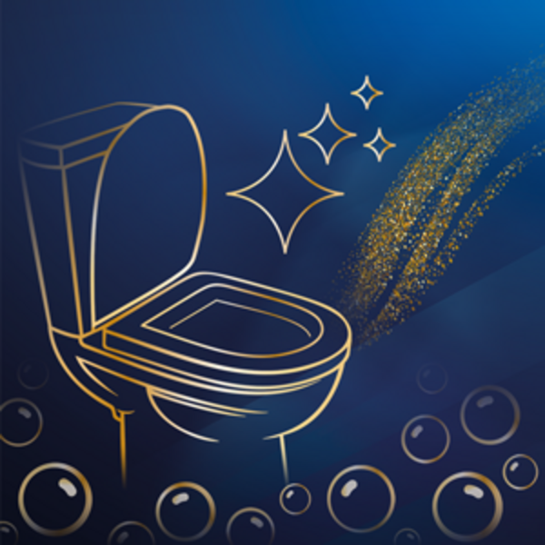 Туалетний блок для унітазу Bref De Luxe Розкішна орхідея, 50 г (853414) - Pampik - 5