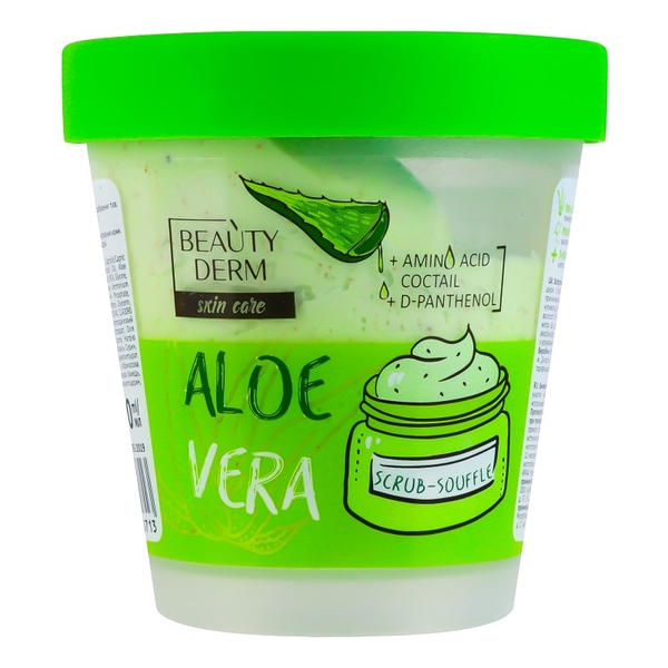 Скраб-суфле для тіла Beauty Derm Алое Вера 190 мл - Pampik