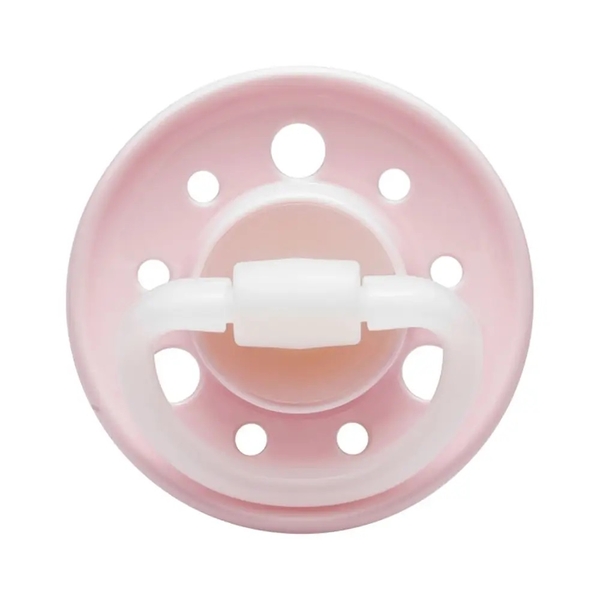 Круглая пустышка Nip Вишенка, латексная, от 6 мес., розовый (91009) - Pampik