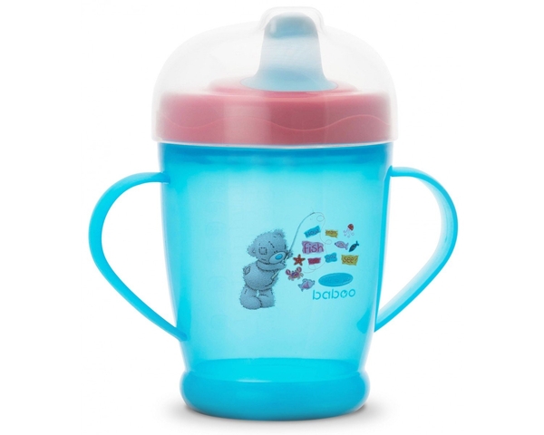 Чашка-непроливайка Baboo Me To You, 250 мл, синій (90437) - Pampik