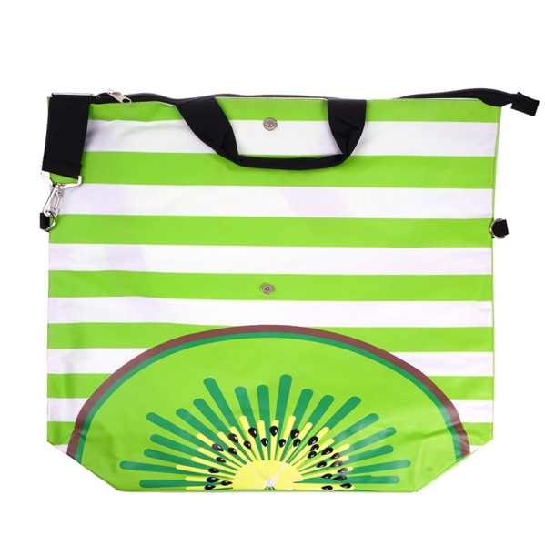 Сумка пляжна Offtop Фрукт, із блискавкою, зелений (864504) - Pampik