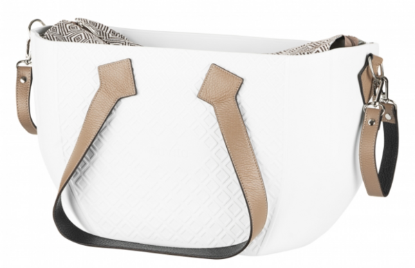 Сумка для коляски Nuvita MyMia, шкіра, білий (NV8801G/02RH/23T/13T/33T) - Pampik - 4