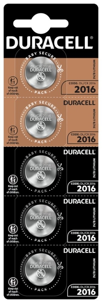 Батарейки Duracell HSDC 2016 5X1, 5 шт. (5008241) - Pampik