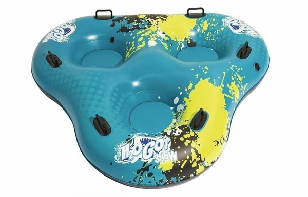 Надувной тюбинг Bestway, трехместный, 152x152 см, голубой (BW 39052E) - Pampik