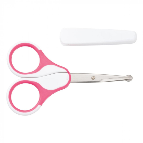 Ножницы маникюрные Baby-Nova First Day, розовый (3965212) - Pampik