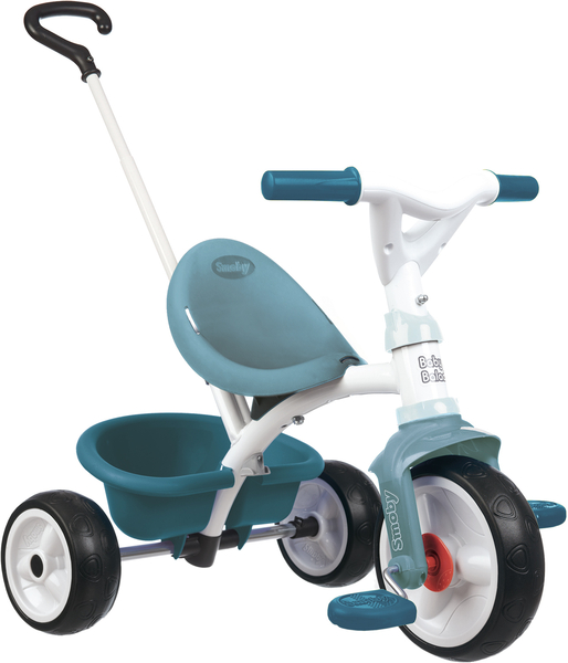 Триколісний велосипед 2 в 1 Smoby Toys Бі Муві, блакитний (740331) - Pampik