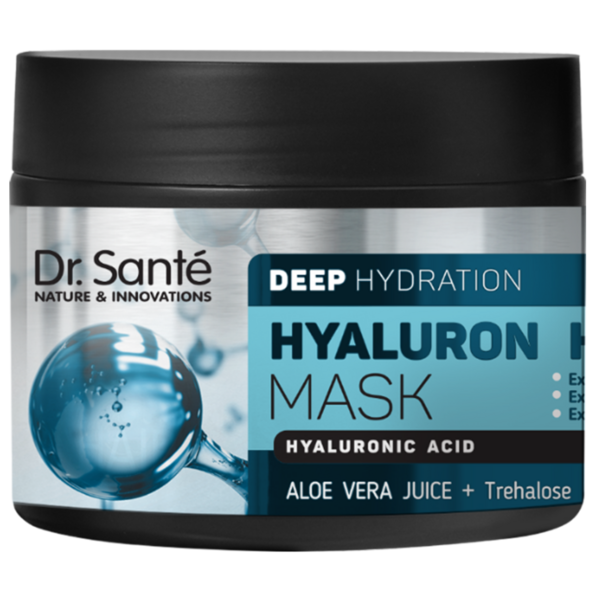 Маска для волос Dr. Sante Hyaluron Hair Deep hydration, 300 мл - Pampik
