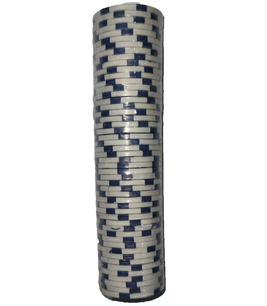 Набор фишек для игры в покер Offtop, 50 шт., белый (848073) - Pampik