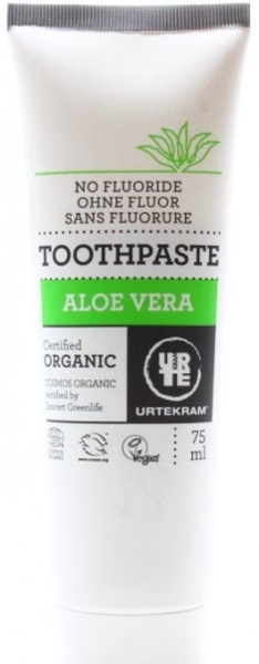 Органическая зубная паста для детей Urtekram Алоє Вера, 75 мл - Pampik