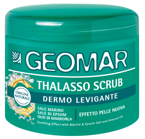Скраб для тіла Geomar Body Thalasso з ефектом глибокого відновлення шкіри, 600 мл (32219) - Pampik
