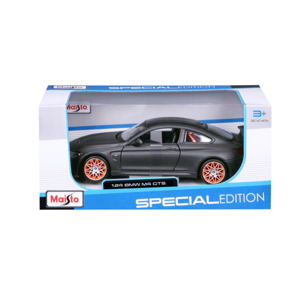 Игровая автомодель Maisto BMW M4 GTS, серый металлик, 1:24 (31246 met. grey) - Pampik - 7
