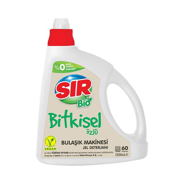 Натуральний гель Sir Bio для посудомийної машини, 1,2 л (152.SR.060.06) - Pampik