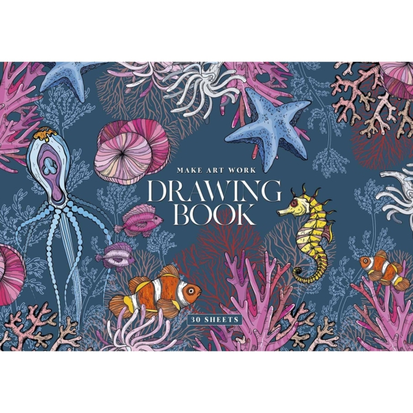 Альбом для малювання Школярик Підводний світ клеєний блок, А4, 30 аркушів (PB-GB-030-430) - Pampik