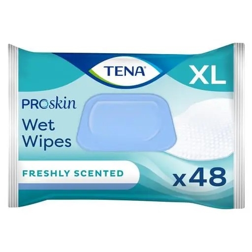 Вологі серветки Tena Wet Wipe, 48 шт. - Pampik