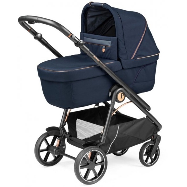 Коляска Peg-Perego Veloce Blue Shine, 2в1, синя (PACK-VEL2100000007) - Pampik