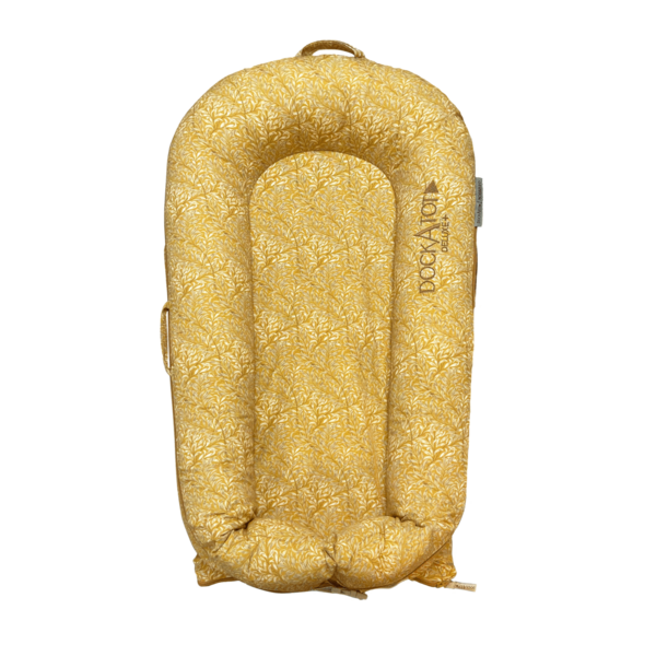 Матрац-кокон DockATot Deluxe+ Golden Willow Boughs, 85х46 см, золотий (EU10380) - Pampik