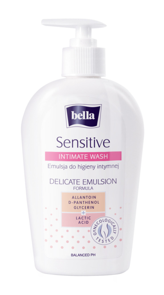 Эмульсия для интимной гигиены Bella Sensitive, 300 мл (BE-D05-B300-007) - Pampik