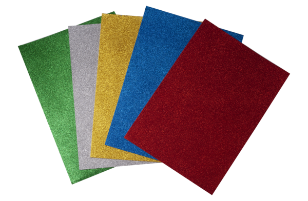 Фоамиран ZiBi KIDS Line, А3, цветной с блестками, 2 мм, 5 листов (ZB.1842) - Pampik - 2