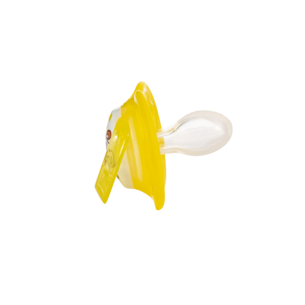 Пустышка силиконовая Baby Team, классическая, 6+ мес., желтый (3014_желтый) - Pampik - 2