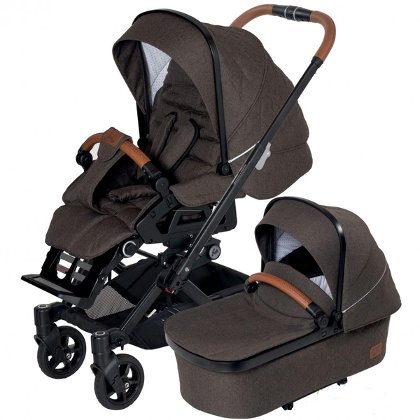 Універсальна коляска 2 в 1 Hartan Yes GTS Selection Brown, коричневий (2317129554-1) - Pampik