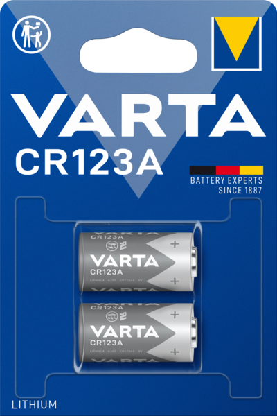Батарейка Varta Photo CR 123A Bli 2 Lithium, 2 шт. (6205301402) - Pampik