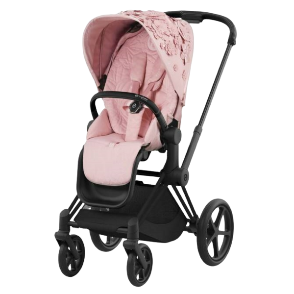 Комплект текстилю Cybex Priam Simply flowers pink, рожевий (521002825) - Pampik - 2