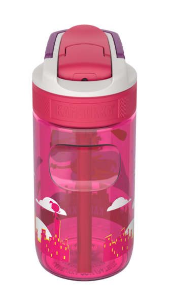 Поїльник Kambukka Lagoon Flying Supergirl, 400 мл, розовий (11-04015) - Pampik - 2