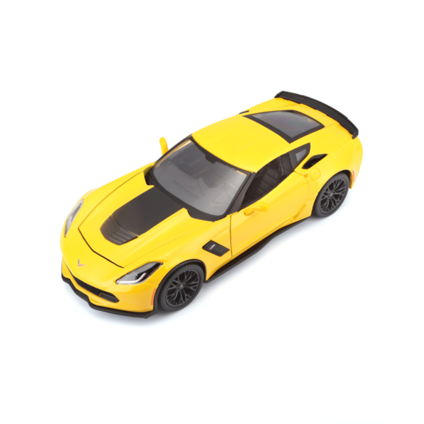 Ігрова автомодель Maisto 2015 Chevrolet Corvette Z06 жовтий, 1:24 (31133 yellow) - Pampik