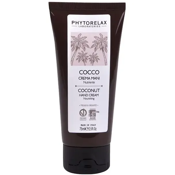 Крем для рук Phytorelax Vegan & Organic Coconut Поживний 75 мл (6022203) - Pampik