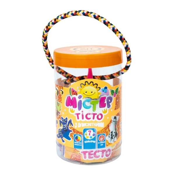 Набор теста для лепки Strateg Мистер тесто, 7 цветов (71807) - Pampik