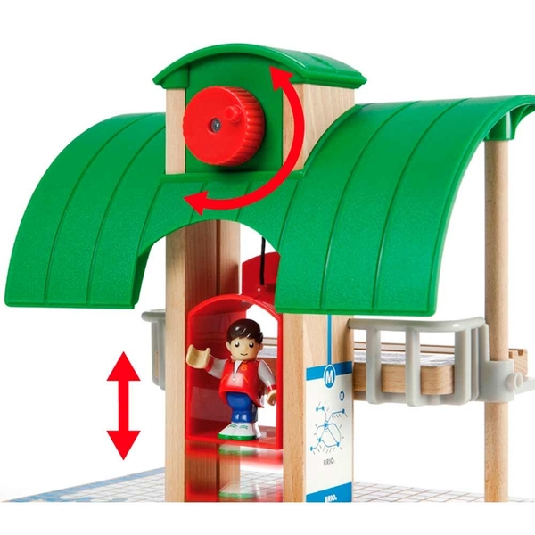 Дитяча залізниця Brio Deluxe 87 деталей (33052) - Pampik - 5