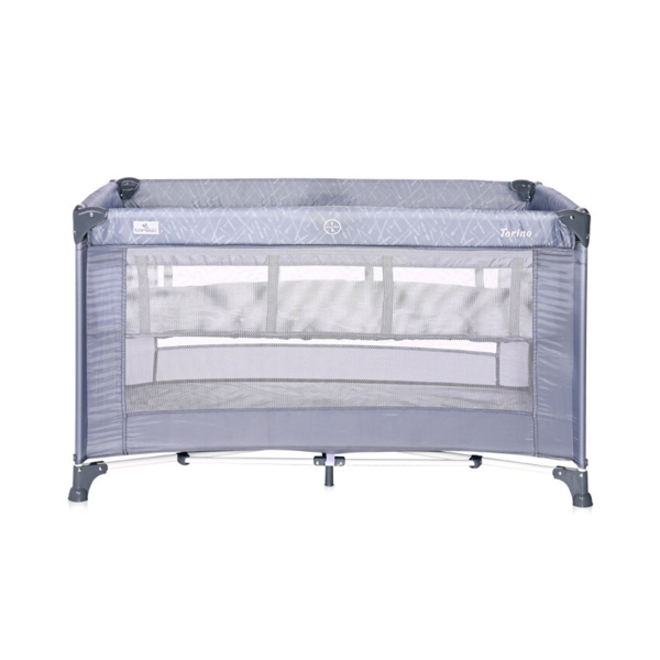 Манеж-ліжечко Lorelli Torino 2 Layer Silver blue, блакитний (23888) - Pampik