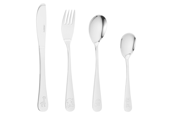 Набор детских столовых приборов Ardesto Animals, 4 прибора (AR0704AS) - Pampik - 7