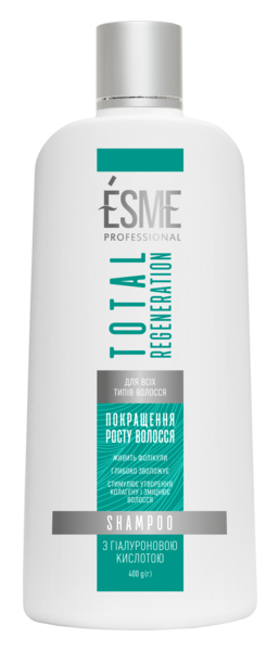 Шампунь Esme Total Regeneration з гіалуроновою кислотою, 400 мл - Pampik