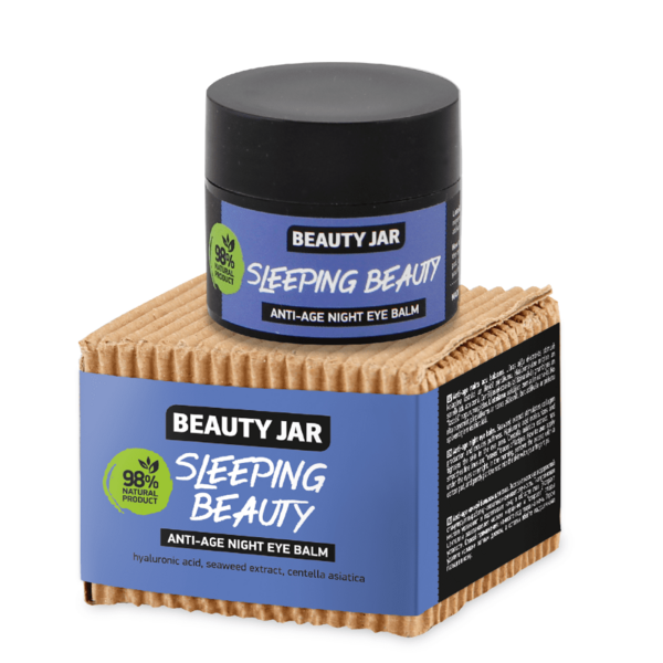 Нічний антивіковий бальзам навколо очей Beauty Jar Sleeping Beauty, 15 мл - Pampik