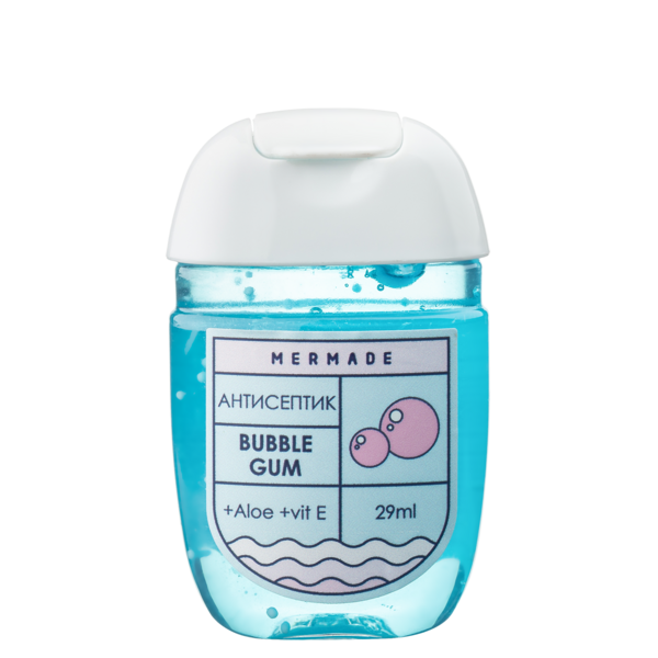 Антисептик для рук Mermade Bubble Gum, 29 мл - Pampik