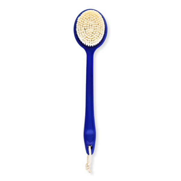 Щетка для тела Offtop, с ручкой, синий (855724) - Pampik