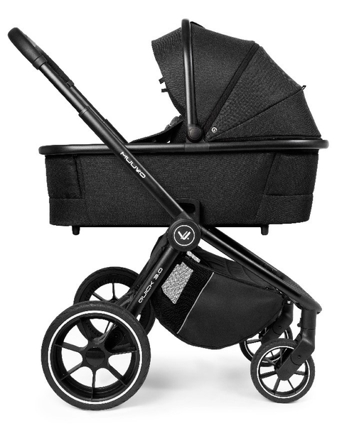 Универсальная коляска Muuvo 2в1 Quick 3.0 Jet Black XL (KM2V1Q3.0JBXL) - Pampik