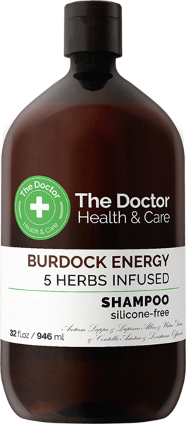 Шампунь The Doctor Health&Care Burdock Energy 5 Herbs Infused Shampoo, 946 ml - Pampik