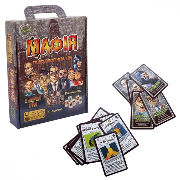 Настільна гра Strateg Мафія, укр. мова (00314) - Pampik - 2