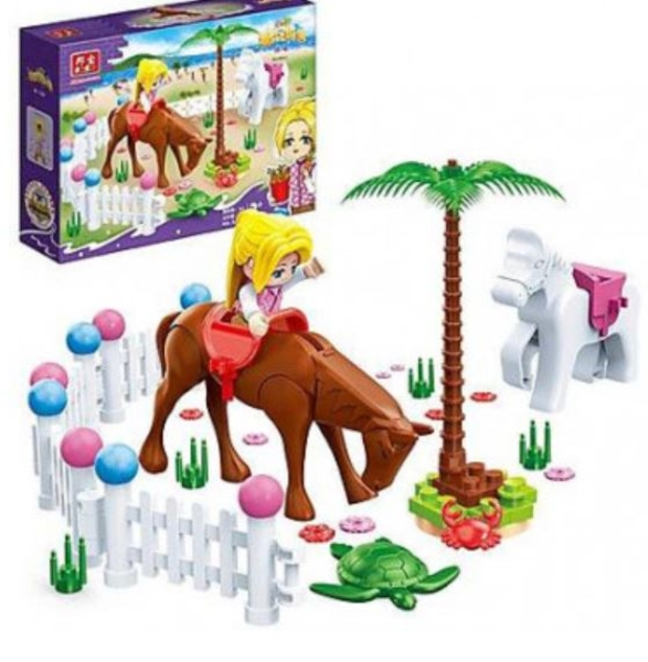 Конструктор BanBao Модний пляж Коник, 54 елементів (6156) - Pampik