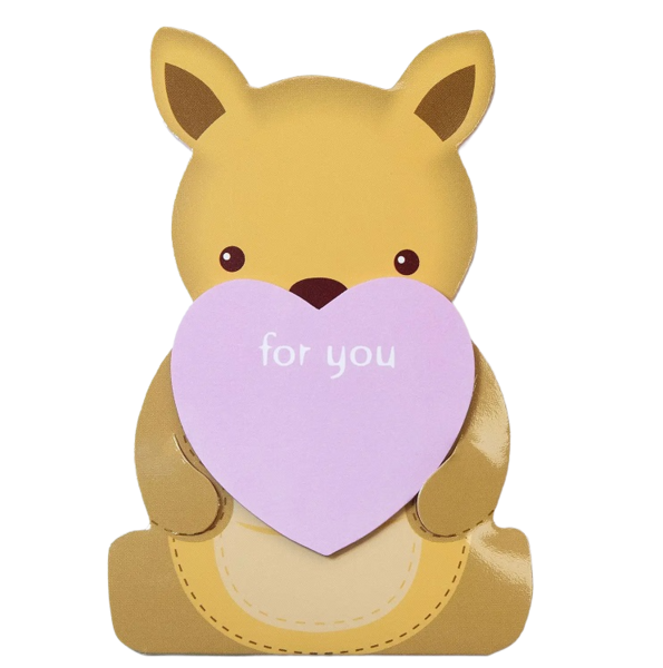 Блокнот детский Malevaro Зверята 2+ сердце с липким слоем, 78x116мм, 40 листов (52806) - Pampik