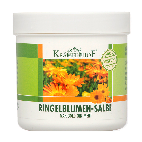 Мазь Krauterhof c календулою, на основе вазелина, 250 мл (20964) - Pampik