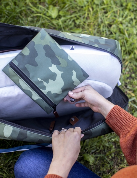 Сумка для кокона-матраца DockATot Deluxe+ Luxe, 75х46х14 см, зелений (040103) - Pampik - 5