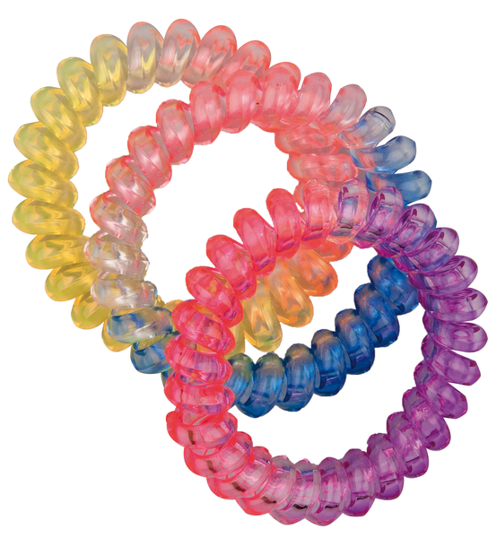 Набор разноцветных резинок для волос Titania Аnti Ziep, 5 см, 3 шт. (7979 GIRL) - Pampik